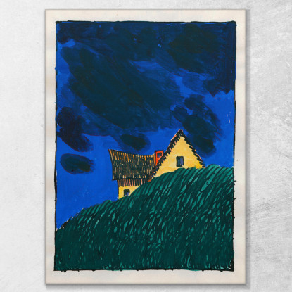 Composizione Del Marciapiede E Del Prato Xix Karl Wiener kwn262 quadro stampato su tela