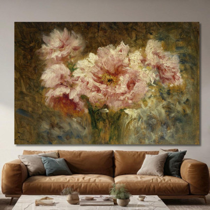 Fiori Félix Ziem fzm34 quadro stampato su tela