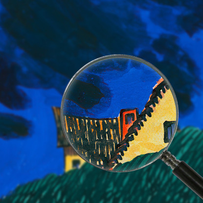 Composizione Del Marciapiede E Del Prato Xix Karl Wiener kwn262 quadro stampato su tela