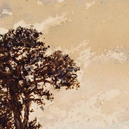 La Foresta Di Fontainebleau Nei Dintorni Di Barbizon Félix Ziem fzm54 quadro stampato su tela