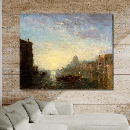 La Salute Effetto Del Mattino 2 Félix Ziem fzm59 quadro stampato su tela