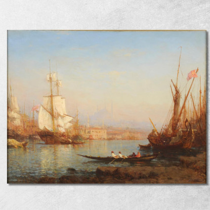 Il Bosforo Félix Ziem fzm64 quadro stampato su tela