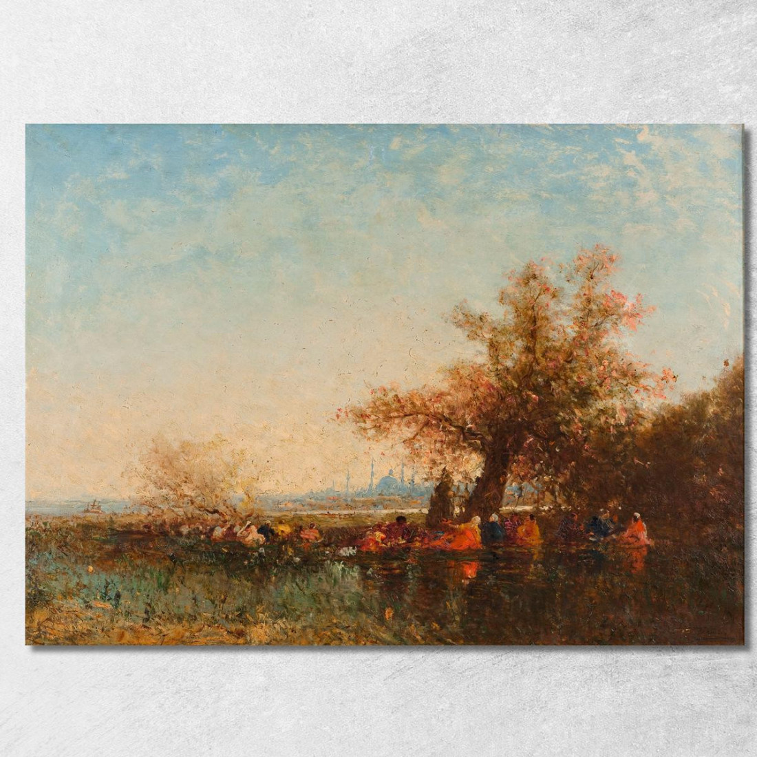 Le Acque Dolci D'Asia Félix Ziem fzm78 quadro stampato su tela