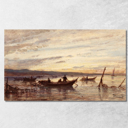I Pescatori Di Martigues Félix Ziem fzm83 quadro stampato su tela