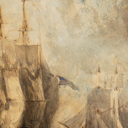 La Schelda Ad Anversa Félix Ziem fzm89 quadro stampato su tela