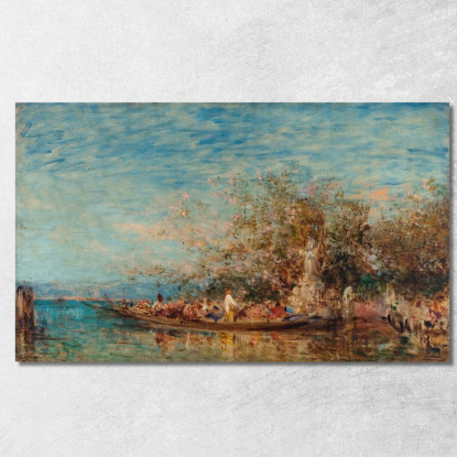 L'Offerta Alla Madonna Félix Ziem fzm90 quadro stampato su tela