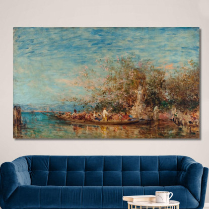 L'Offerta Alla Madonna Félix Ziem fzm90 quadro stampato su tela