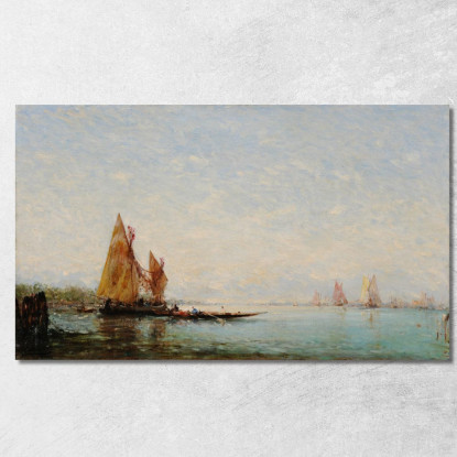 Marina (Costantinopoli) Félix Ziem fzm92 quadro stampato su tela