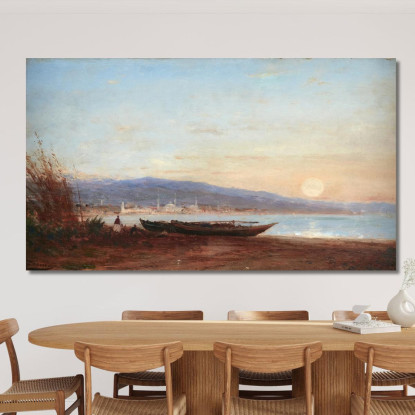 Sul Bosforo Félix Ziem fzm98 quadro stampato su tela