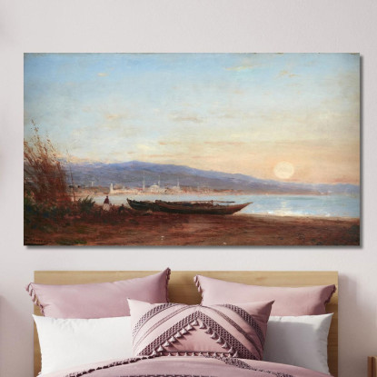 Sul Bosforo Félix Ziem fzm98 quadro stampato su tela