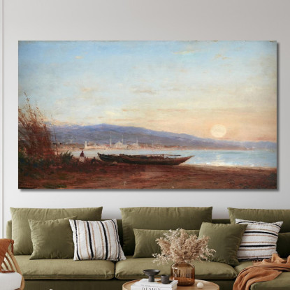 Sul Bosforo Félix Ziem fzm98 quadro stampato su tela