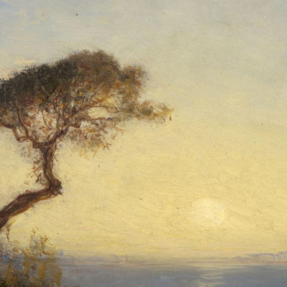 Pino Marittimo Alla Foce Del Bosforo Félix Ziem fzm100 quadro stampato su tela