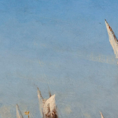 Rientro Dei Pescatori A Martigues Félix Ziem fzm106 quadro stampato su tela