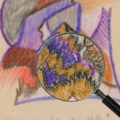 Composizione Rocce E Nuvole Karl Wiener kwn271 quadro stampato su tela