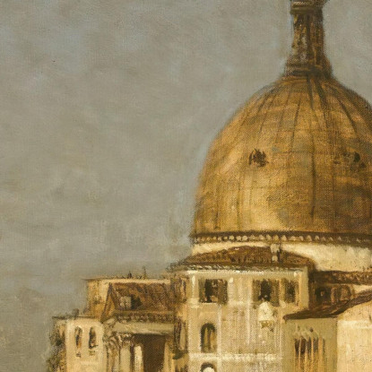 San Simeone Piccolo Oltre Il Canal Grande Venezia Félix Ziem fzm116 quadro stampato su tela