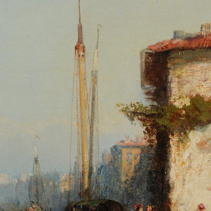 Veduta D'Italia Félix Ziem fzm161 quadro stampato su tela