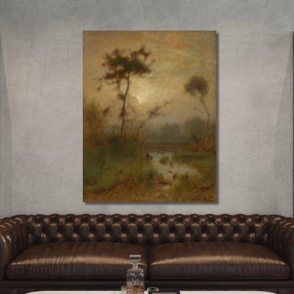 Un Mattino Argenteo George Inness gin2 quadro stampato su tela