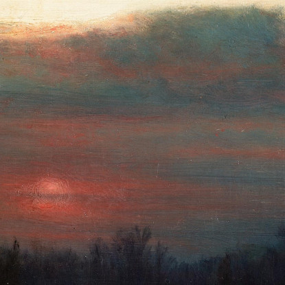 Un Cielo Invernale George Inness gin3 quadro stampato su tela