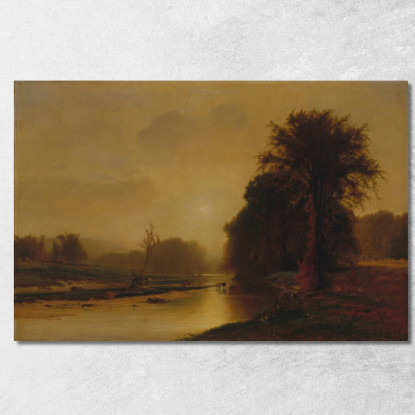 Prati D'Autunno George Inness gin10 quadro stampato su tela