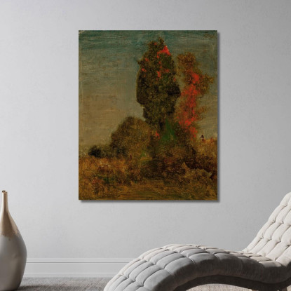 Alberi D'Autunno George Inness gin13 quadro stampato su tela