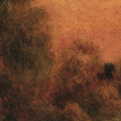 Mucche In Un Campo George Inness gin18 quadro stampato su tela