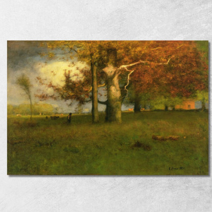 Inizio Autunno A Montclair George Inness gin23 quadro stampato su tela