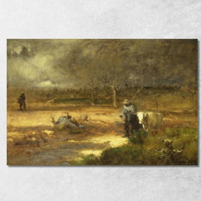 Verso Casa George Inness gin38 quadro stampato su tela