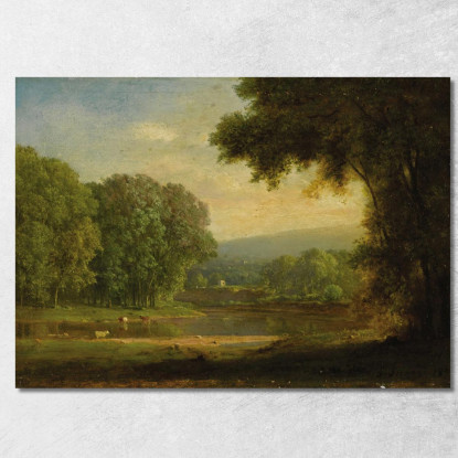 Paesaggio 3 George Inness gin48 quadro stampato su tela