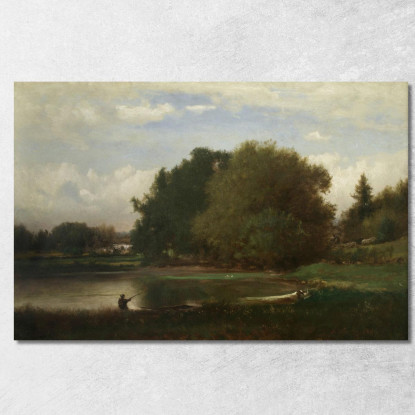 Paesaggio 5 George Inness gin50 quadro stampato su tela