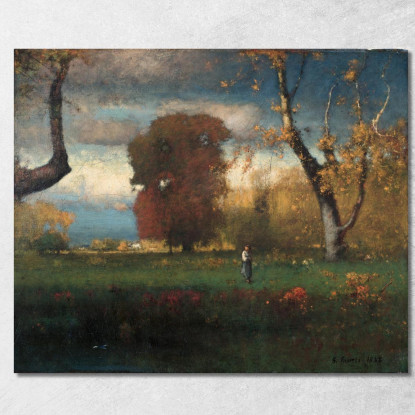 Paesaggio George Inness gin56 quadro stampato su tela