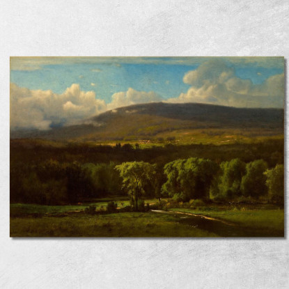 Medway Massachusetts George Inness gin59 quadro stampato su tela