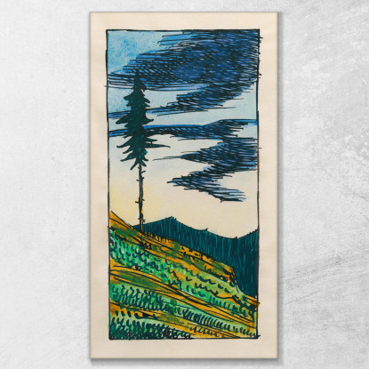 Studio Principale Dal Profilo 10 Fogli Graz Xiii Karl Wiener kwn288 quadro stampato su tela