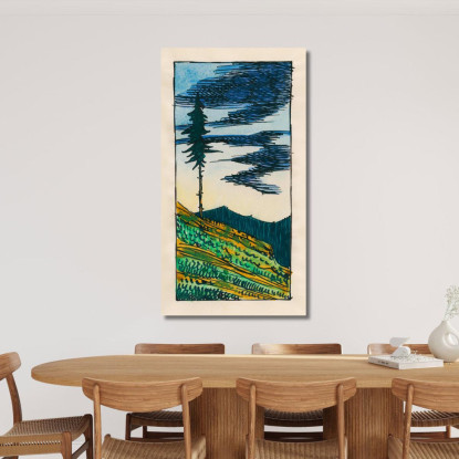 Studio Principale Dal Profilo 10 Fogli Graz Xiii Karl Wiener kwn288 quadro stampato su tela