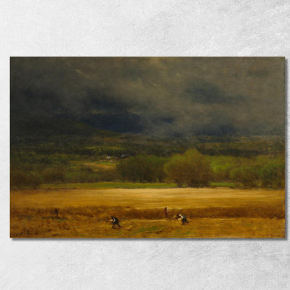 Il Campo Di Grano George Inness gin103 quadro stampato su tela