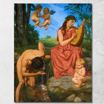 La Fonte Hans Thoma hth27 quadro stampato su tela