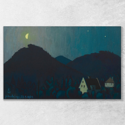 Paesaggio Ii Karl Wiener kwn305 quadro stampato su tela