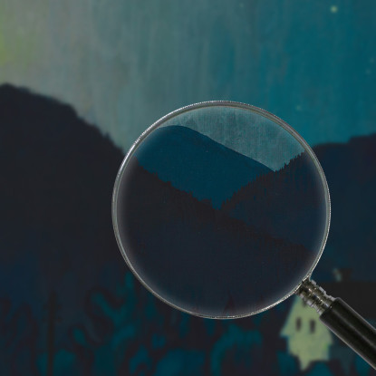 Paesaggio Ii Karl Wiener kwn305 quadro stampato su tela