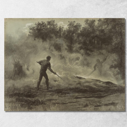 Carbonai Rosa Bonheur rbn11 quadro stampato su tela