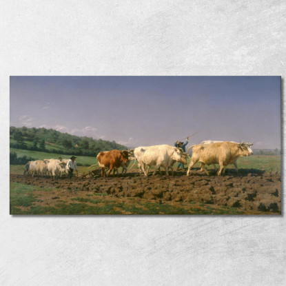 Aratura A Nevers Rosa Bonheur rbn34 quadro stampato su tela