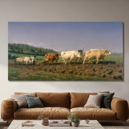 Aratura A Nevers Rosa Bonheur rbn34 quadro stampato su tela