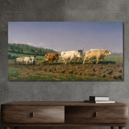 Aratura A Nevers Rosa Bonheur rbn34 quadro stampato su tela