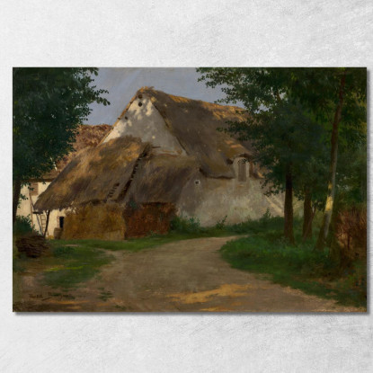 La Fattoria All'Ingresso Del Bosco Rosa Bonheur rbn45 quadro stampato su tela