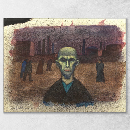 Persone Karl Wiener kwn319 quadro stampato su tela