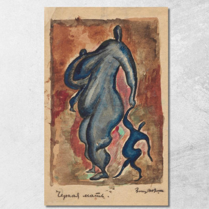 Madre Nera Zygmunt Waliszewski zwl4 quadro stampato su tela