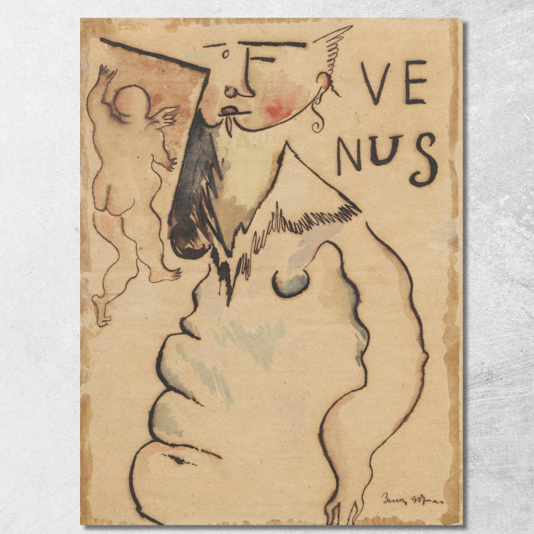 Venere Zygmunt Waliszewski zwl55 quadro stampato su tela