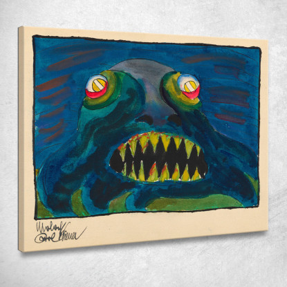 Moloch Karl Wiener kwn339 quadro stampato su tela