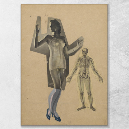 Ragazze E Morte Karl Wiener kwn347 quadro stampato su tela