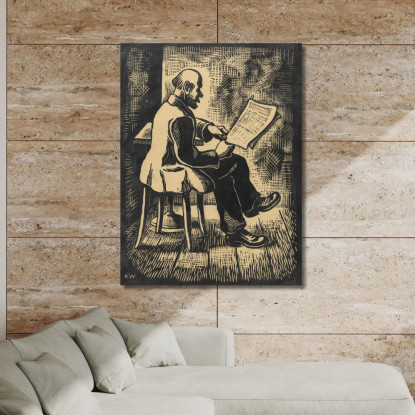 Dopo Karl Wiener kwn365 quadro stampato su tela