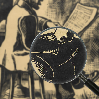 Dopo Karl Wiener kwn365 quadro stampato su tela