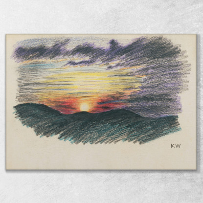 Studi Sulla Natura 47 Karl Wiener kwn398 quadro stampato su tela